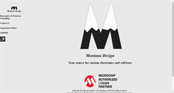 Desktop Screenshot of montanadesign.com