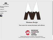 Tablet Screenshot of montanadesign.com